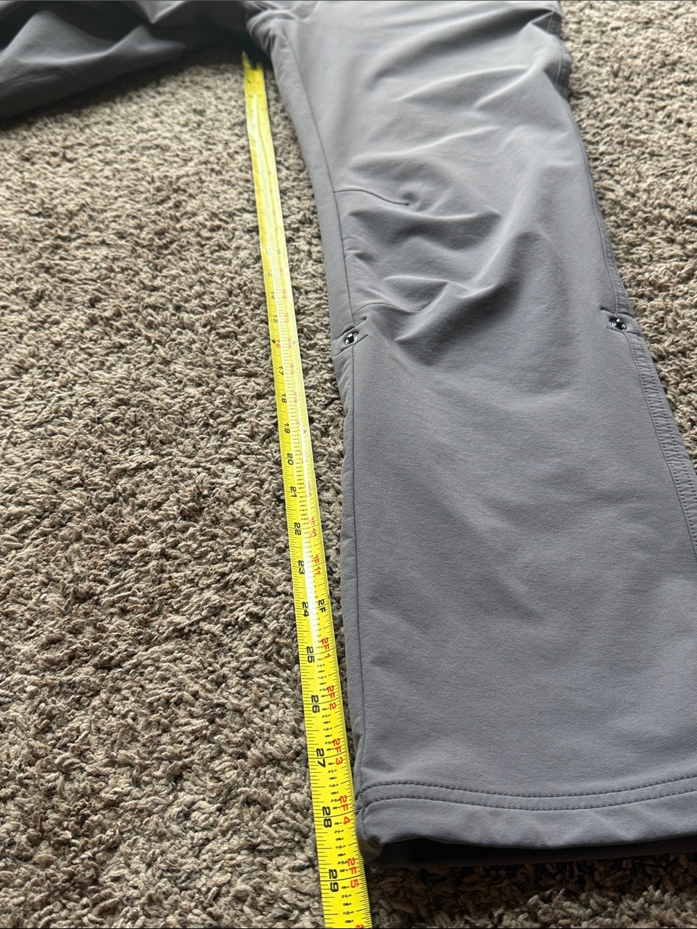 SheFly Women’s gray/purple technical Outdoor Pants w/hidden zipper, Sz. 6 - Picture 14 of 14